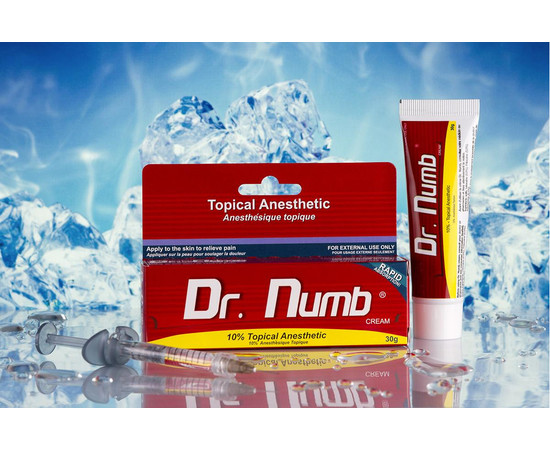 Зображення 5 Крем-анестетик для косметологічних процедур Dr.Numb (Epinephrine), 30 г