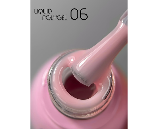 Изображение 2 Жидкий полигель Toki-Toki Liquid Polygel №06 розовый, 5 мл, Объем (мл, г): 5, Цвет: 06