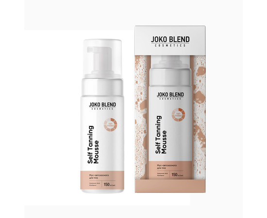 Зображення 3 Мус-автозасмага для тіла Joko Blend Self Tanning Mousse, 150 мл