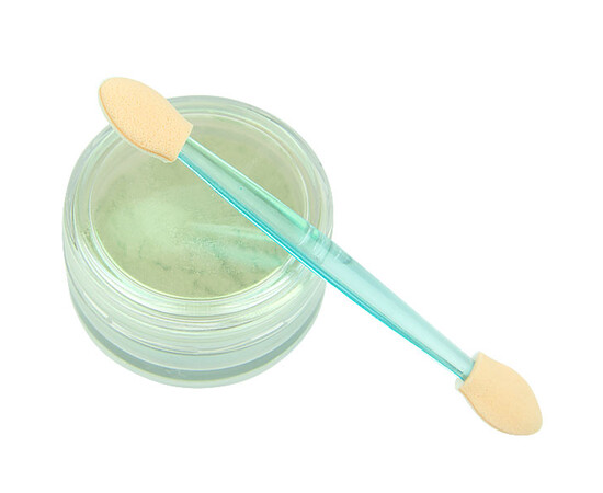 Изображение 3 Зеркальная пудра для втирки Naomi №05 светло-зеленый, 3 г, Объем (мл, г): 3, Цвет: 05