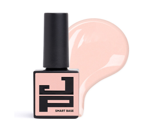 Зображення  Камуфлююча каучукова база Jerden Proff Smart Base №09 світло-рожевий з шиммером, 10 мл, Об'єм (мл, г): 10, Колір: 09