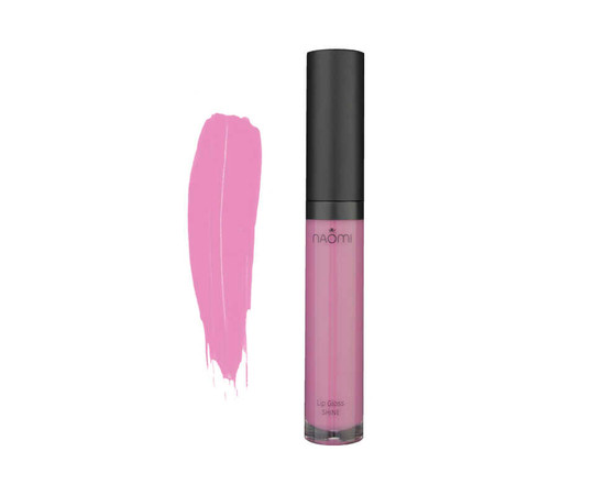 Зображення  Блиск для губ Naomi Lip Gloss Shine Pastel Pink, 6 мл, Об'єм (мл, г): 6, Колір: Pastel Pink