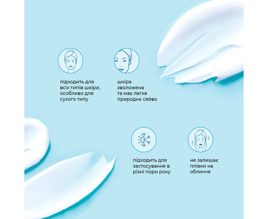 Зображення 4 Зволожуючий крем для обличчя з гіалуроновою кислотою Joko Blend Aqua Glow Face Cream, 50 мл