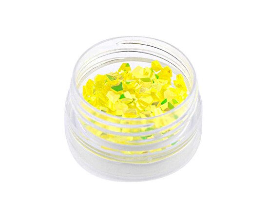 Зображення 2 Декор для нігтів Naomi 3D Діамант (луска дракона) №04 жовтий, 0.5 г, Об'єм (мл, г): 0.5, Колір: 04