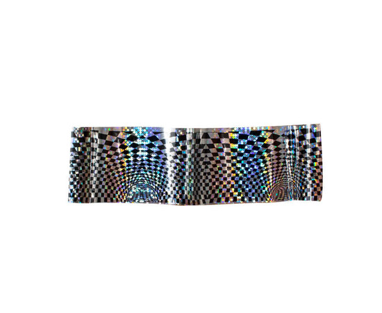 Зображення  Фольга для нігтів Naomi голографічна №22 шахи, Колір: 22