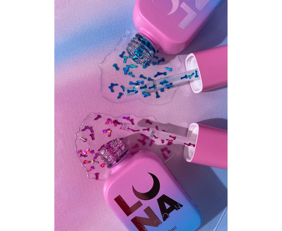 Зображення 7 Топ для гель-лаку LUNAMoon Top Secret №05, 13 мл, Об'єм (мл, г): 13, Колір: 05