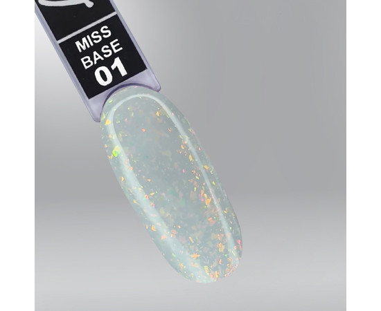 Зображення 2 Камуфлююча база LUXTON Miss Base №001 молочний з поталлю, 15 мл, Об'єм (мл, г): 15, Колір: 001