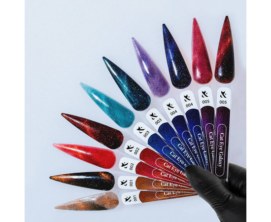 Зображення 3 Гель-лак для нігтів F.O.X Cat Eye Galaxy №005, 7 мл, Об'єм (мл, г): 7, Колір: 005