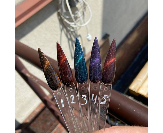 Зображення 2 Гель-лак для нігтів F.O.X Cat Eye Galaxy №004, 7 мл, Об'єм (мл, г): 14, Колір: 004