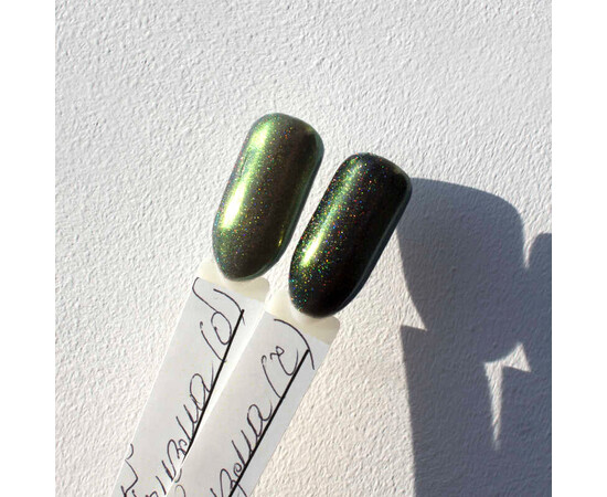 Зображення 2 Дзеркальна пудра призма-хамелеон Naomi №06 золотисто-салатовий, 0.5 г, Об'єм (мл, г): 0.5, Колір: 06