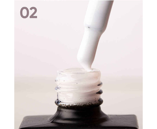 Зображення 2 Рідкий гель для зміцнення нігтів Jerden Proff Liquid Gel №02 білий, 10 мл, Об'єм (мл, г): 10, Колір: 02