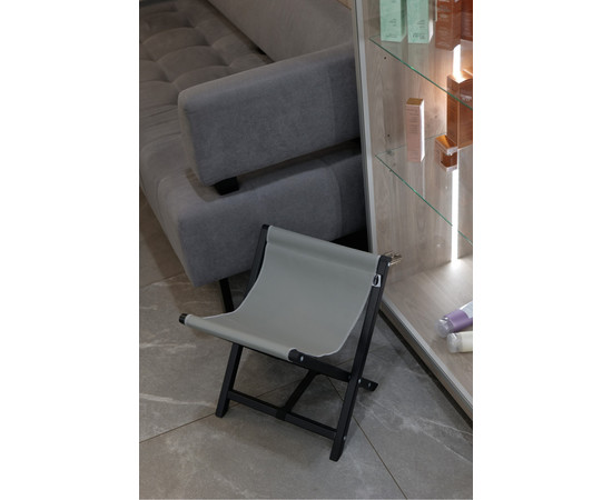 Изображение 2 Подставка под сумки Air Max черный каркас и серая эко-кожа