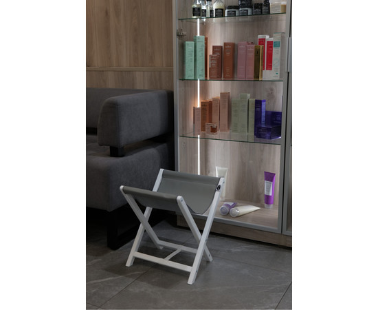 Изображение 3 Подставка под сумки Air Max белый каркас и серая эко-кожа