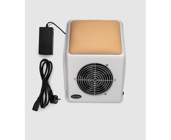 Изображение 6 Вытяжка для маникюра настольная Air Max N4 Pro с бежевой накладкой, 65 Вт