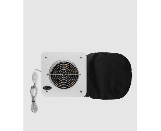 Изображение 4 Вытяжка для маникюра встраиваемая Air Max V6 с белой пластиковой панелью, 60 Вт