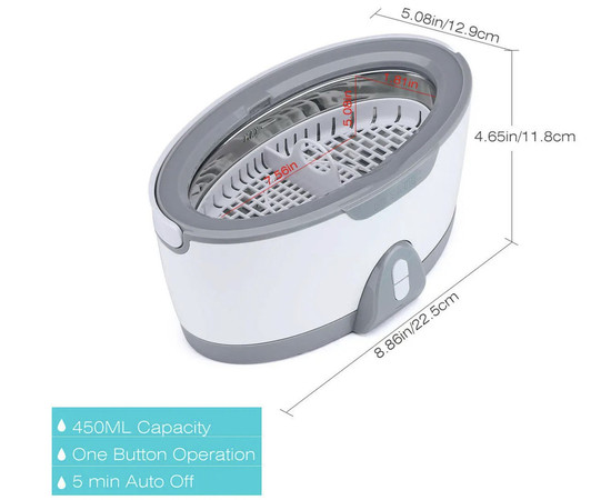 Зображення 6 Ультразвукова ванна-мийка для інструментів GT Sonic-U1 450 мл, 35 Вт