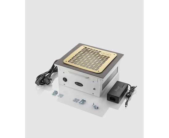 Изображение 2 Вытяжка для маникюра встраиваемая с фильтром Air Max VF 12 Plus c золотой панелью, 60 Вт