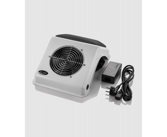 Изображение 2 Вытяжка для маникюра настольная Air Max N4 Pro с черной накладкой, 65 Вт