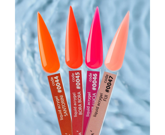 Изображение 2 Гель для ногтей DNKa Liquid Acrygel №0047 Fiji, 12 мл, Объем (мл, г): 12, Цвет: 0047