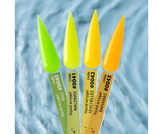 Зображення 2 Гель для нігтів DNKa Liquid Acrygel №0041 Maldives, 15 мл, Об'єм (мл, г): 15, Колір: 0041