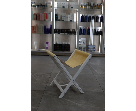 Изображение 3 Подставка под сумки Air Max белый каркас и светло-бежевый велюр (песочный)