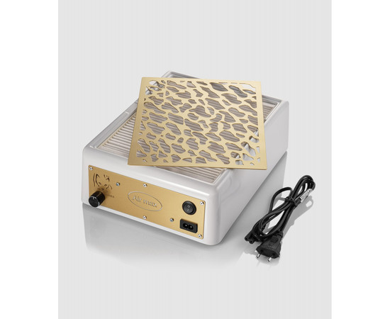 Зображення 8 Витяжка з фільтром 2 в 1 настільна/педикюрна Air Max Panther золото, 66 Вт, з підставкою