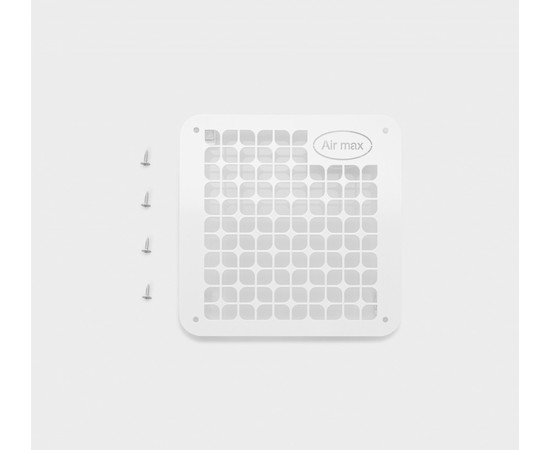 Изображение 7 Вытяжка для маникюра встраиваемая с фильтром Air Max VF 12 Plus с белой стальной панелью, 60 Вт