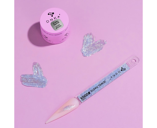 Зображення 2 Арт-паста для фактурних дизайнів DNKa Jewel Paste №0003, 5 мл, Об'єм (мл, г): 5, Колір: 0003