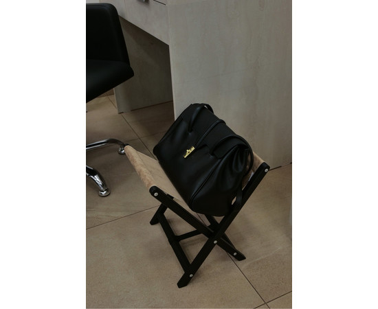 Изображение 4 Подставка под сумки Air Max черный каркас и темно-бежевый велюр