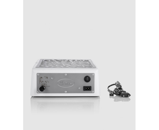 Изображение 10 Вытяжка с фильтром 2 в 1 настольная/педикюрная Air Max Panther белая/сталь, 66 Вт, с подставкой