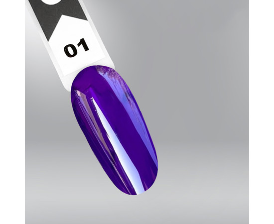 Зображення 2 Вітражний гель-лак Oxxi Professional Crystal Glass №01, 10 мл, Об'єм (мл, г): 10, Колір: 01