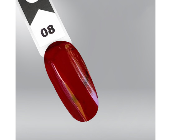Зображення 2 Вітражний гель-лак Oxxi Professional Crystal Glass №08, 10 мл, Об'єм (мл, г): 10, Колір: 08