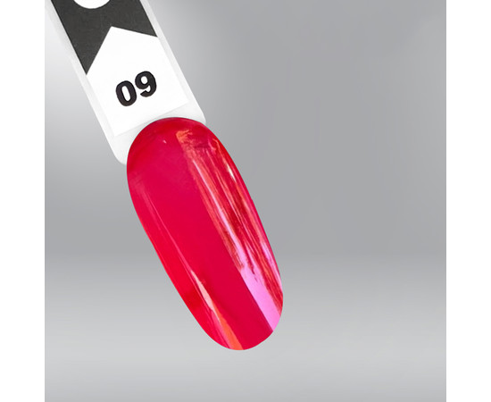 Зображення 2 Вітражний гель-лак Oxxi Professional Crystal Glass №09, 10 мл, Об'єм (мл, г): 10, Колір: 09