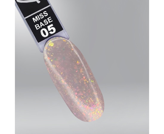 Изображение 2 Камуфлирующая база LUXTON Miss Base №005 нюдовый бежево-розовый з поталлю, 15 мл, Объем (мл, г): 15, Цвет: 005