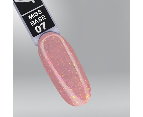 Изображение 2 Камуфлирующая база LUXTON Miss Base №007 теплый розовый з поталлю, 15 мл, Объем (мл, г): 15, Цвет: 007