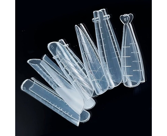 Зображення 3 Верхні форми для нарощування нігтів Oxxi Professional Easy Extension Nail Forms №05 Square