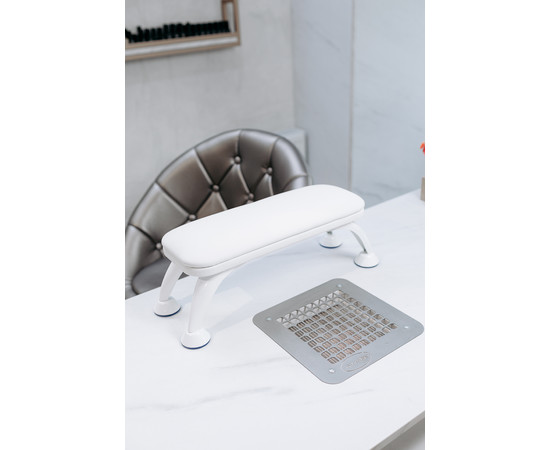 Изображение 2 Подставка для рук маникюрная на белых ножках Air Max белая