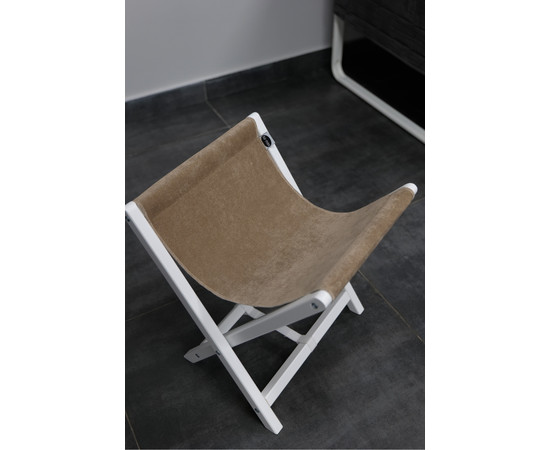 Изображение 5 Подставка под сумки Air Max белый каркас и бежевый велюр