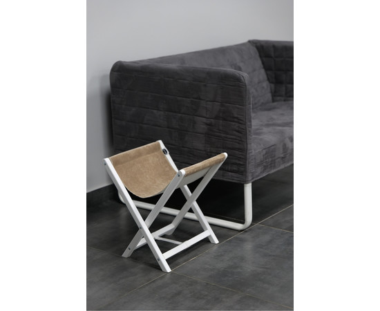 Изображение 4 Подставка под сумки Air Max белый каркас и бежевый велюр