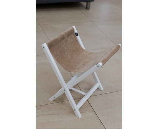 Изображение 6 Подставка под сумки Air Max белый каркас и бежевый велюр