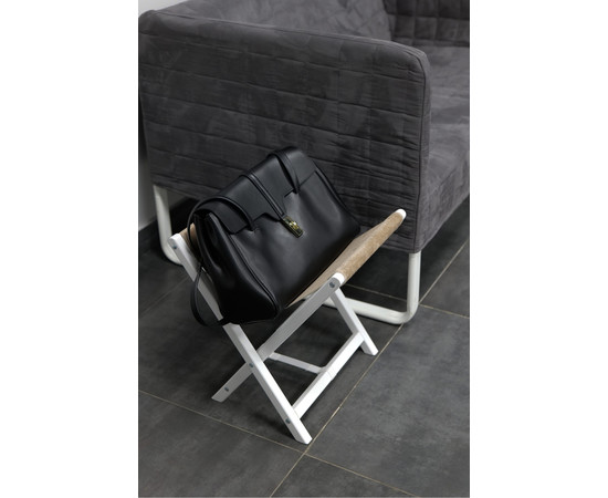 Изображение 7 Подставка под сумки Air Max белый каркас и бежевый велюр