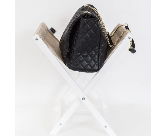 Изображение 3 Подставка под сумки Air Max белый каркас и бежевый велюр