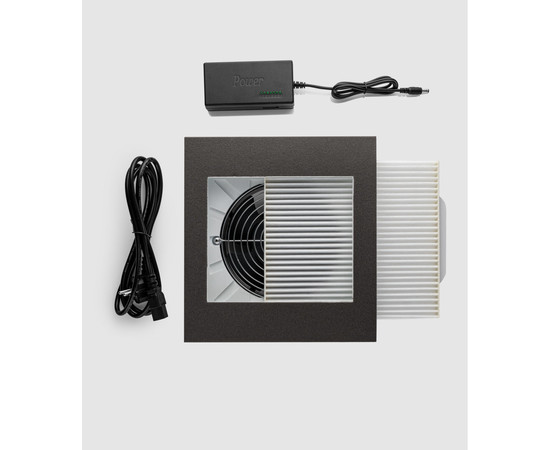 Зображення 5 Витяжка для манікюру вбудована з фільтром Air Max VF 12 Plus з чорним покриттям, 60 Вт