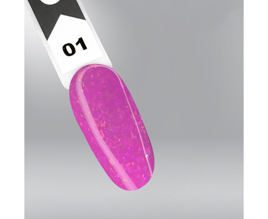 Зображення 2 Камуфлююча база з поталлю Oxxi Professional Viva Base №01, 10 мл, Об'єм (мл, г): 10, Колір: 01