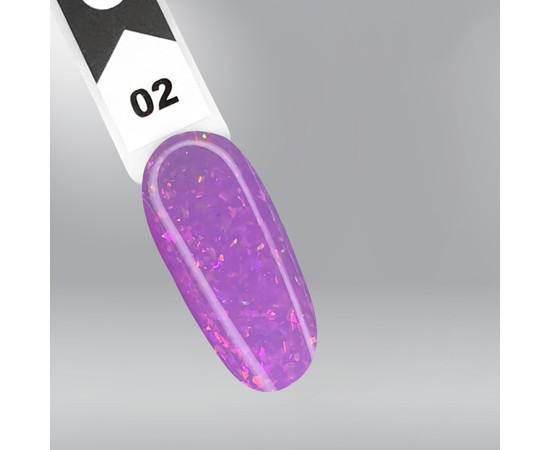 Изображение 2 Камуфлирующая база с поталью Oxxi Professional Viva Base №02, 10 мл, Объем (мл, г): 10, Цвет: 02