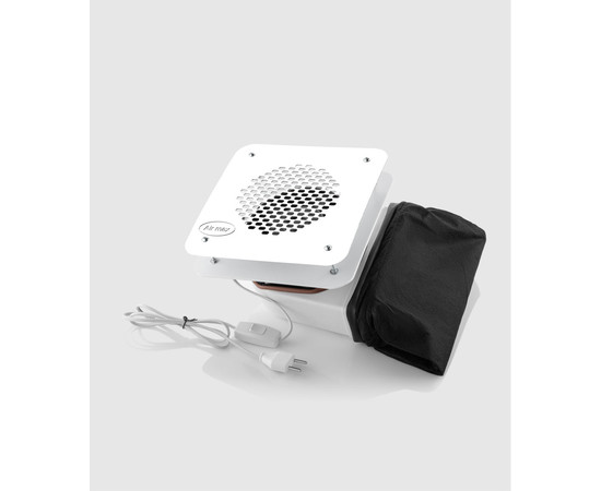 Изображение 2 Вытяжка для маникюра встраиваемая Air Max V6 с белой нержавеющей панелью, 60 Вт