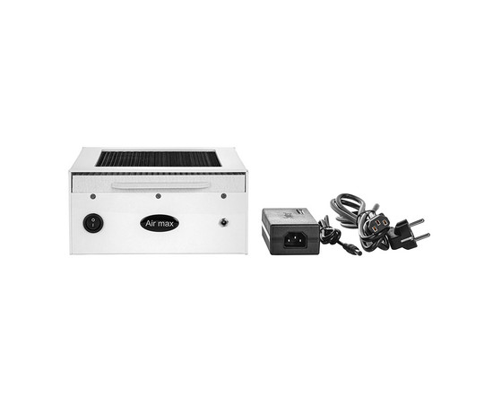 Изображение 4 Вытяжка для маникюра с фильтром Air Max NF 11 Plus черная сеточка, 60 Вт