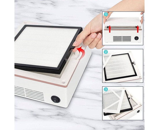 Зображення 3 Витяжка-пилосос М-101 60 Вт, БІЛИЙ