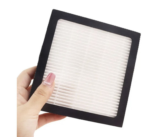 Зображення 8 Настільна витяжка 858-15 для манікюру, з НЕРА-фільтром та регулятором потужності, 80 Вт. Рожевий, Колір: Рожевий