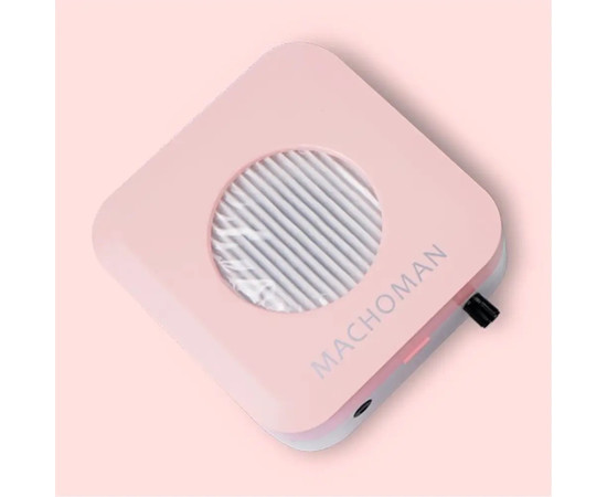 Зображення 2 Настільна витяжка 858-15 для манікюру, з НЕРА-фільтром та регулятором потужності, 80 Вт. Рожевий, Колір: Рожевий